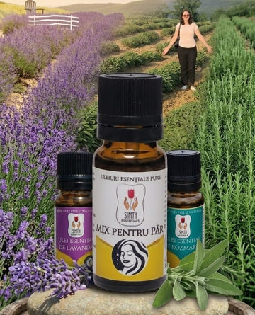 Mix de Ulei Esențial Natural pentru Păr - 10ml .Lasă natura să-ți mângâie simțurile și să-ți umple casa cu armonie. Pentru suflet. Pentru liniște. Pentru tine.