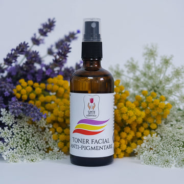 Toner Facial Anti-Pigmentare cu Apă Florală de Lavandă, Immortelle și Morcov Sălbatic  - 100 ml